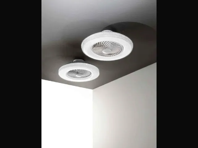 Lampade da parete con ventilatore Aliseo e Foehn di FAN Europe